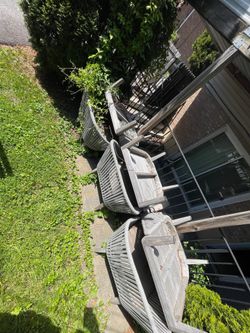 Backyard chairs