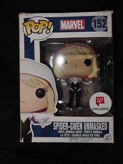 Funko Pop Marvel Spider-Gwen Unmasked #152 Walgreens Exclusive