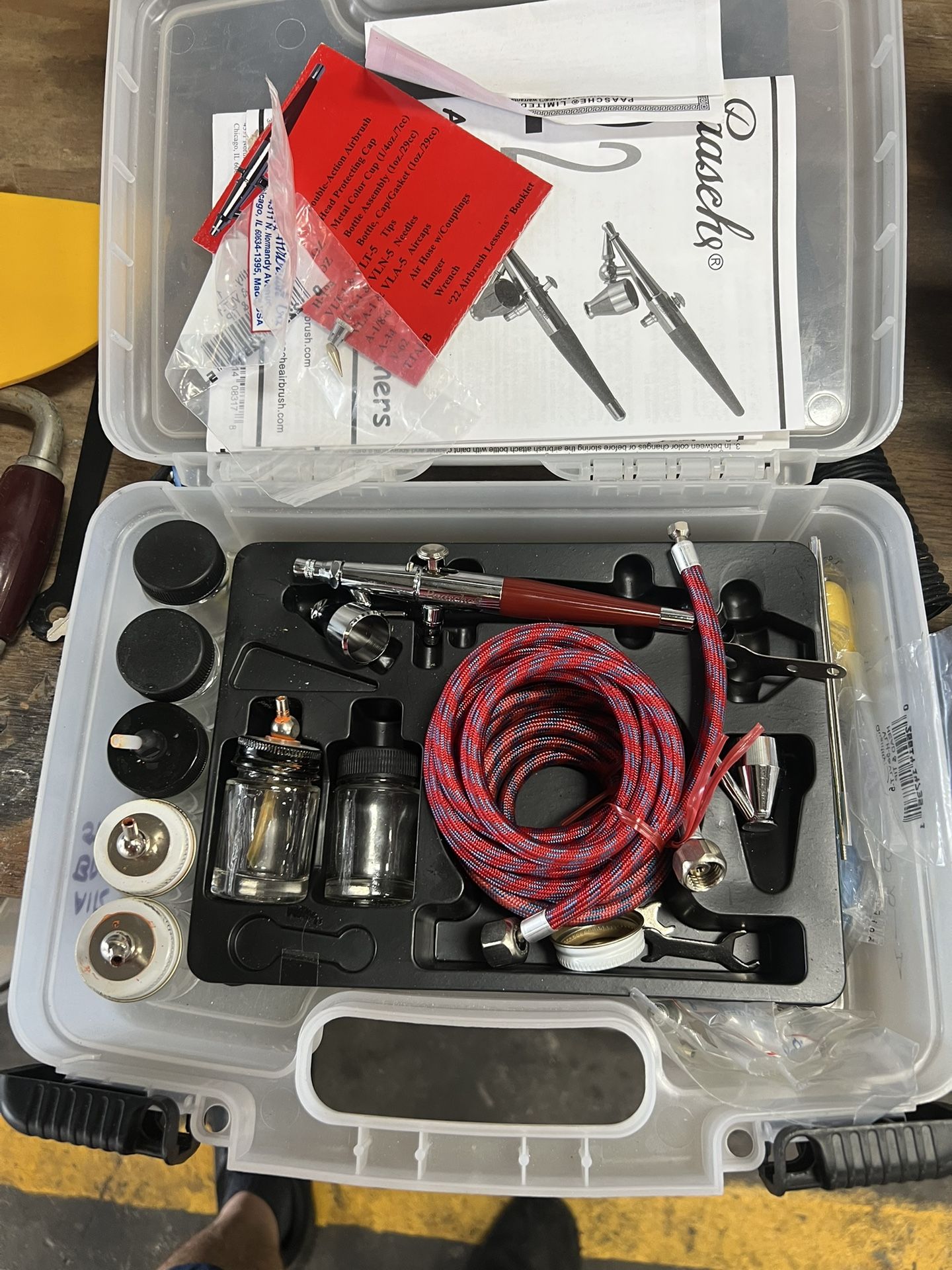 Fine Paint Air Brush Kit With Compressor