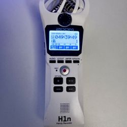 zoom h1n handy recorder white