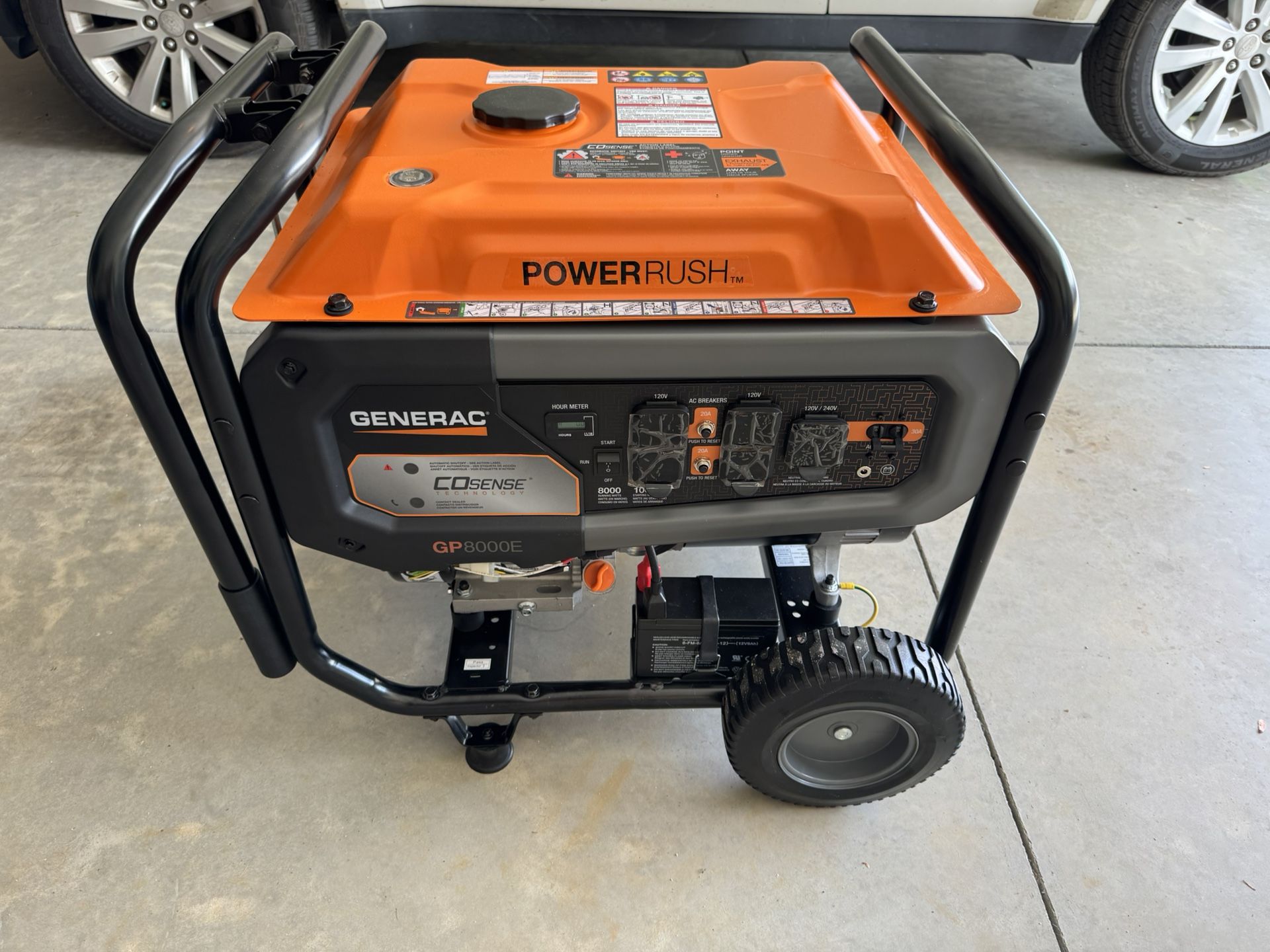Generac GP8000E Portable Generator – Brand New (Never Used)