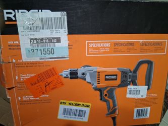 RIDGID 1/2 In. Mud Mixer Drill