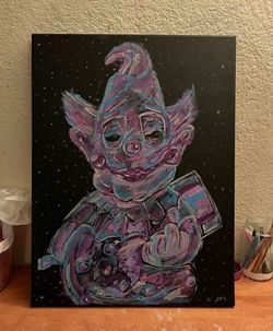 Killer clowns from outer space jumbo painting