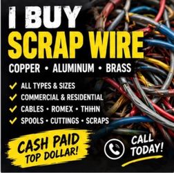 I buy scrap wire copper!!