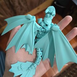 3D Printed Toothless Model