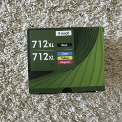 712 Designjet Ink Cartridges Combo Pack T210 Remanufactured Replacement for HP 712XL 712 XL for DesignJet T210 T650 T630 T230 Studio Plotter Printer H