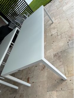 New Aluminum Table 86”, Perfect Condition, was $800