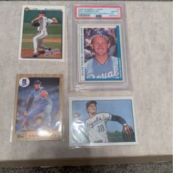 Bret Saberhagen 4 Card Lot