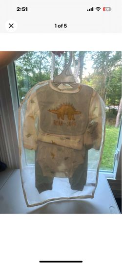 Baby Dinosaur 'Roar-Some' Outfit Set