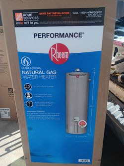 BRAND NEW Rheem 40 Gal Natural Gas Water Heater