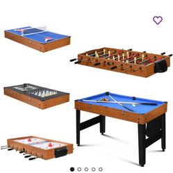 42'' L 7 Game Multi Game Table