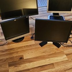 Dell & HP Computer Monitors 