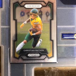 Christian Watson Panini Prizm Draft Picks 
