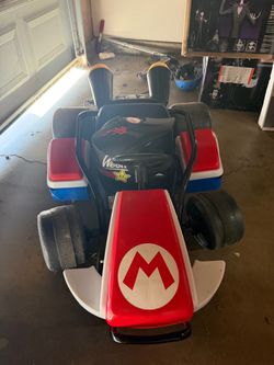 24V Mario Kart Ride on with Helmet