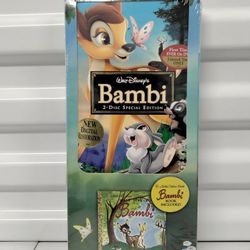 Walt Disney's Bambi Digitally Restored Special Edition 2 Disc DVD with Little Golden Book Included