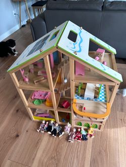 Hape doll house
