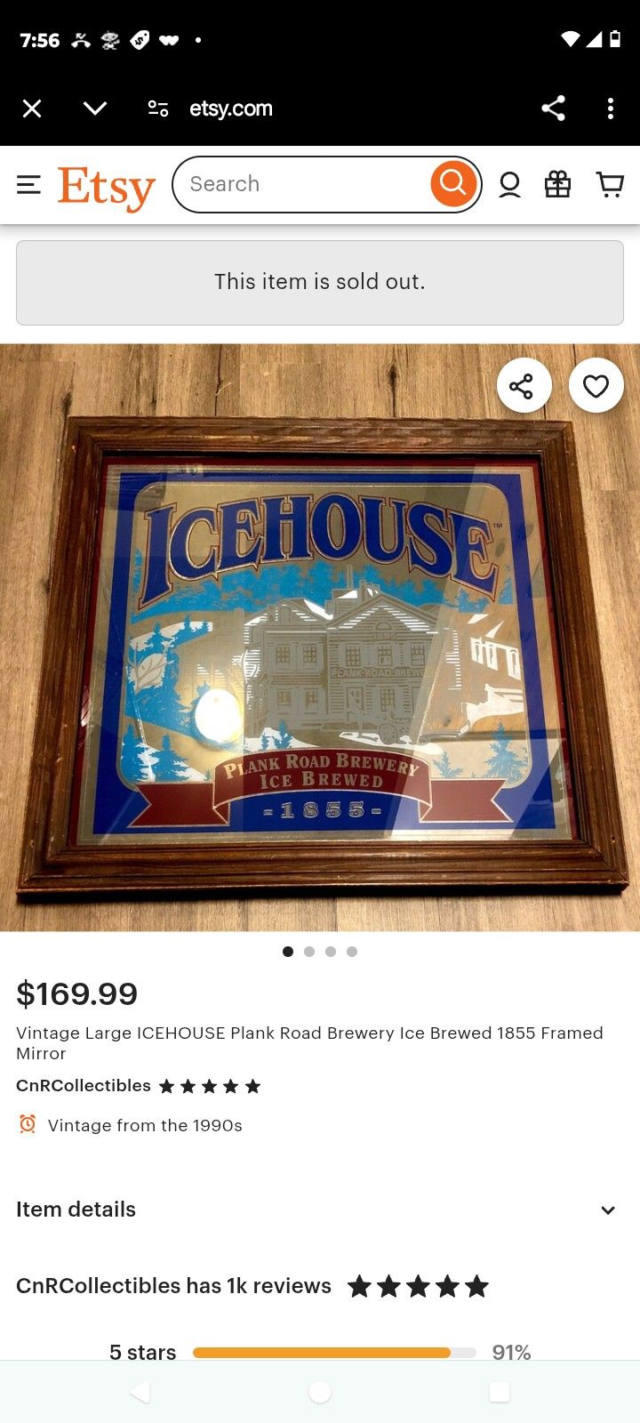 Ice house Mirror