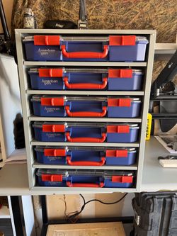 American van 6 case cabinet organizer