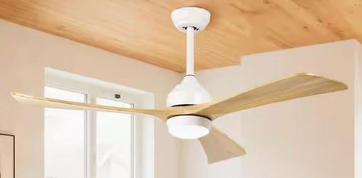 Ceiling Fan NEW In Box - Retails For $144 - 52” Modern 3 Blade Indoor with Quiet Reversible DC Motor