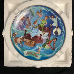 Disney’s Peter Pan “Flight To Neverland” Collectable Plate 