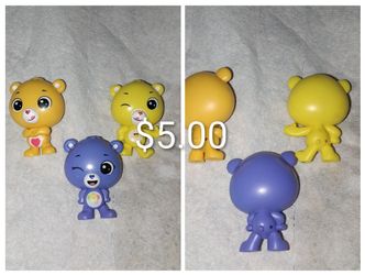 Carebears set of 3 minis