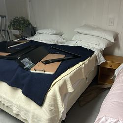 King Bed. With Foam Topper