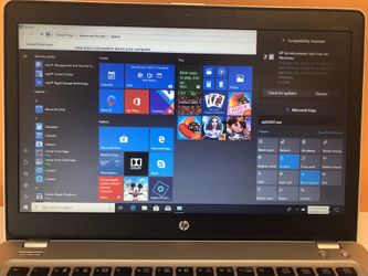 HP eliteBook Folio 9470M core i7 2.10GHz 12GB Ram 500GB hard drive windows 10 pro one year warranty