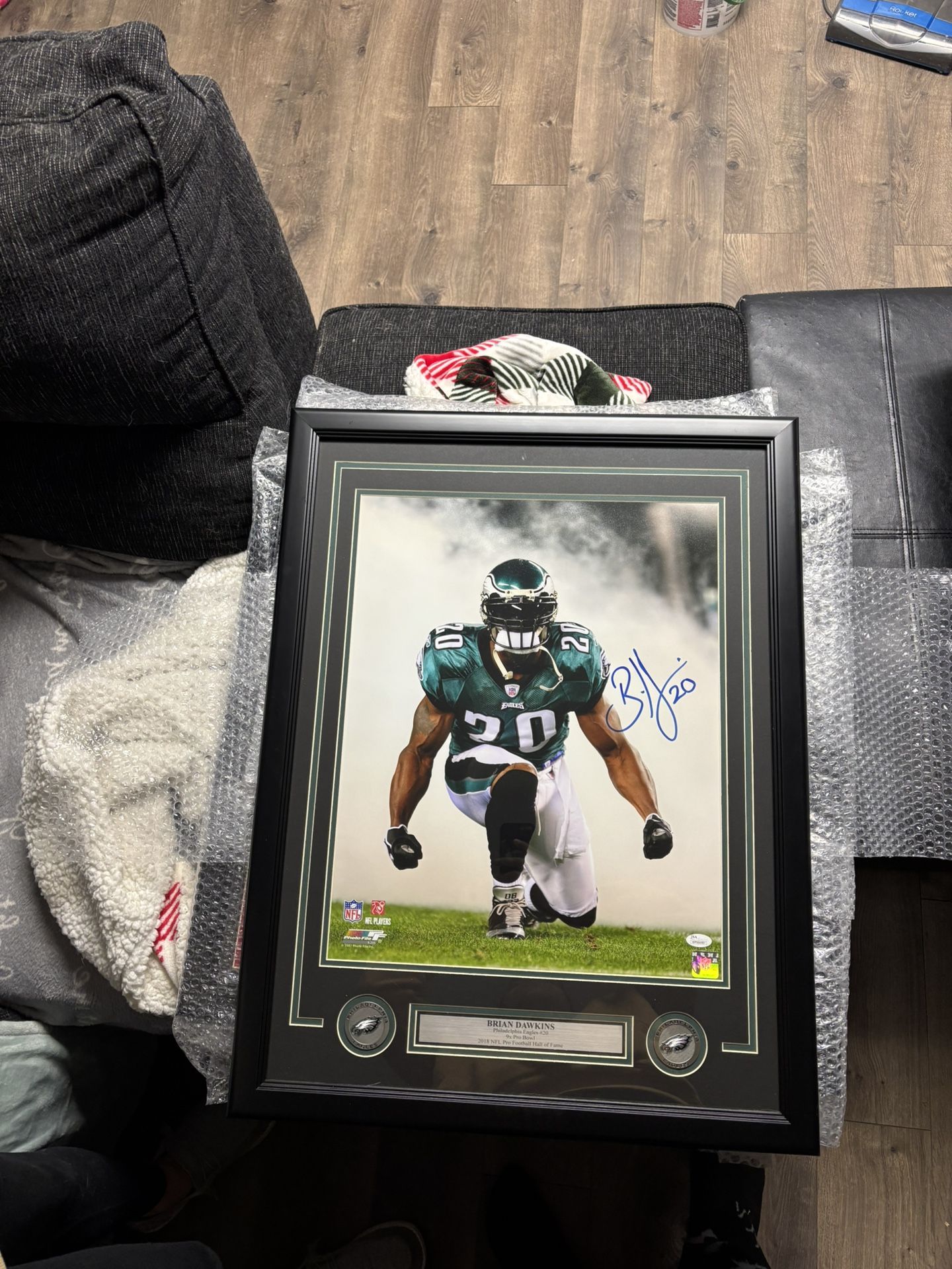 Brian Dawkins Signed/Framed Photo