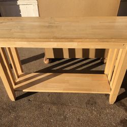 Sturdy Solid Wood Sofa Table/Console Table