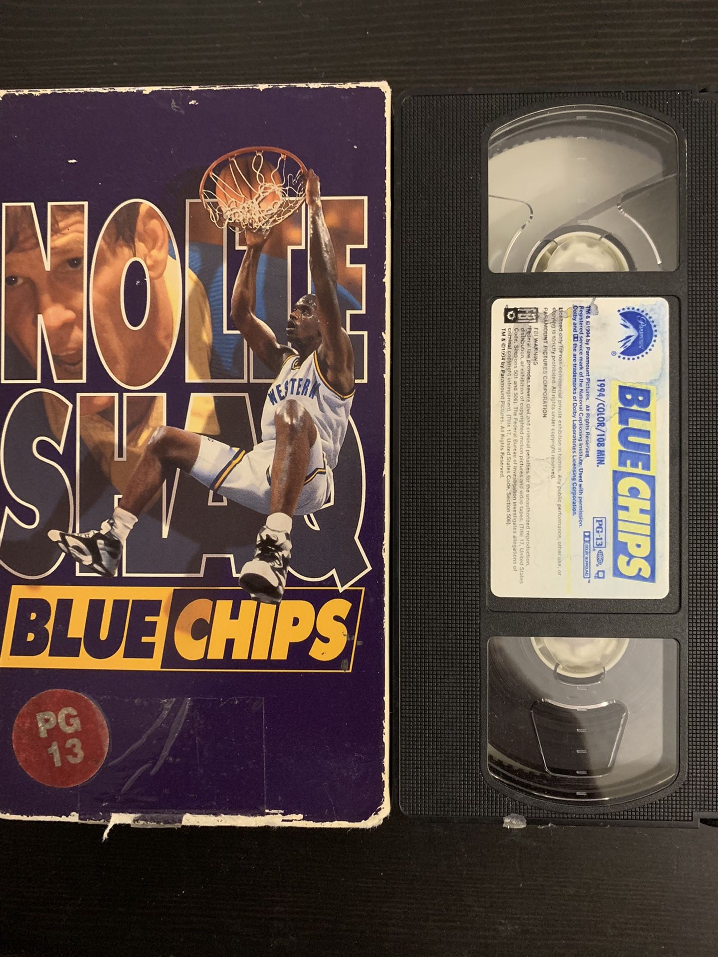 BLUE CHIPS (VHS) SHAQ! for Sale in Coppell, TX OfferUp