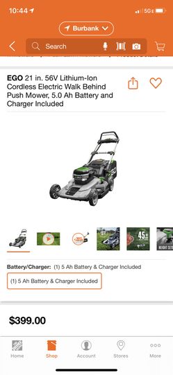 Cordless lawnmower brand new in box