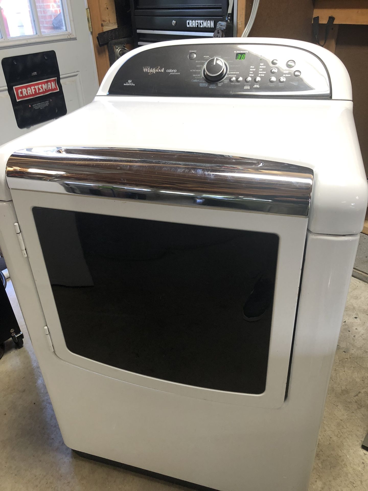 Whirlpool cabrio platinum dryer deals