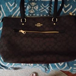 Authentic Coach Bag. Brown