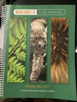 Biology 3 Lab Manual