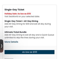 Seaworld Tickets 