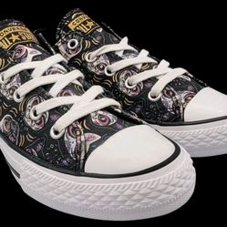 Converse All☆Star Sugar Skull Cats/kittens Youth Size 13 M USA