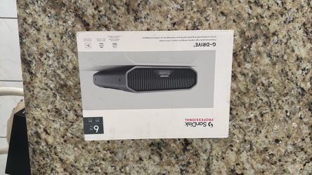 Sandisk professional G-drive 6TB