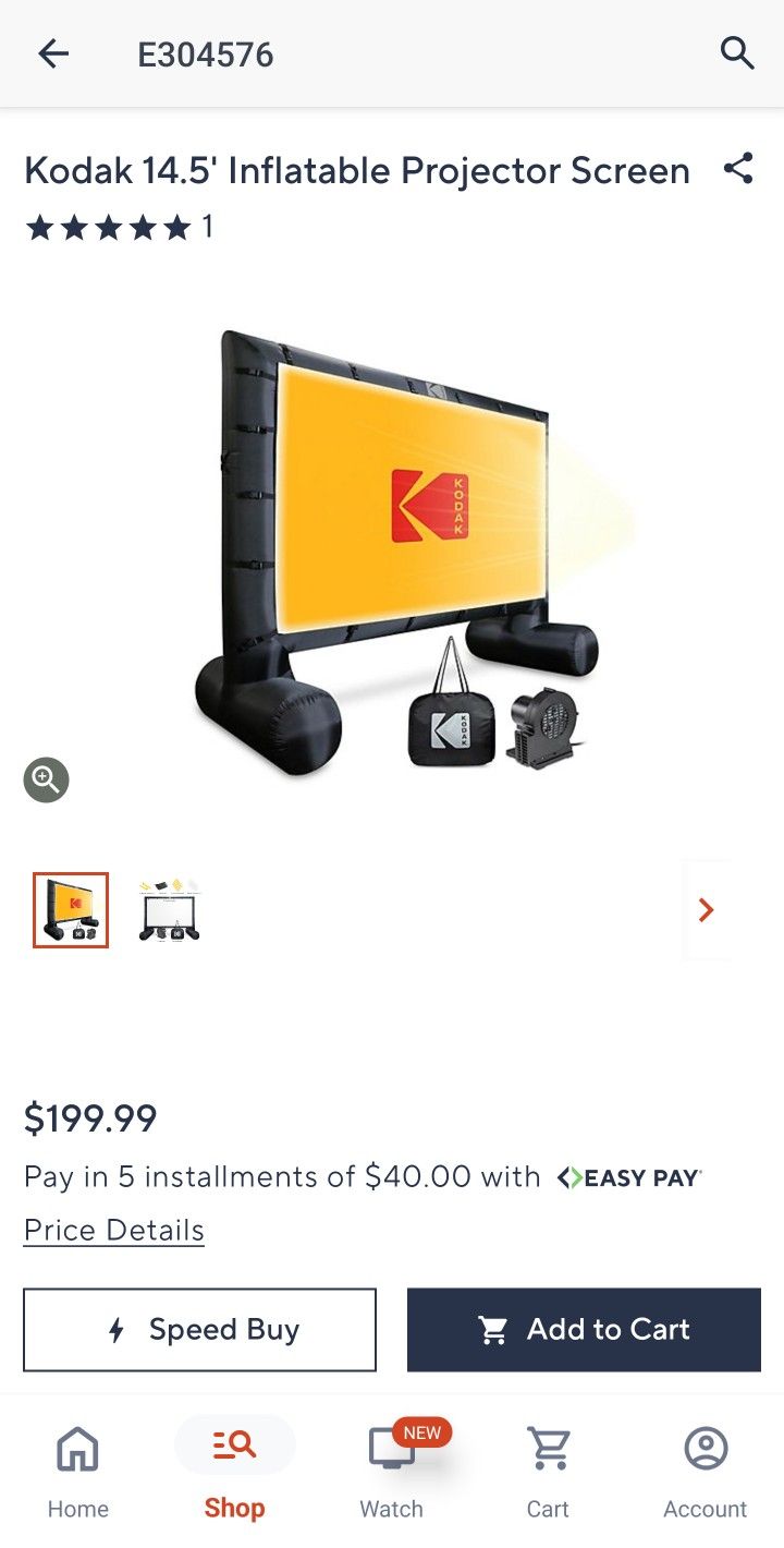 KODAK Outdoor Movie Screen