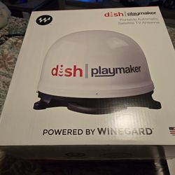 RV Dish, Receiver, And Tripod Stand