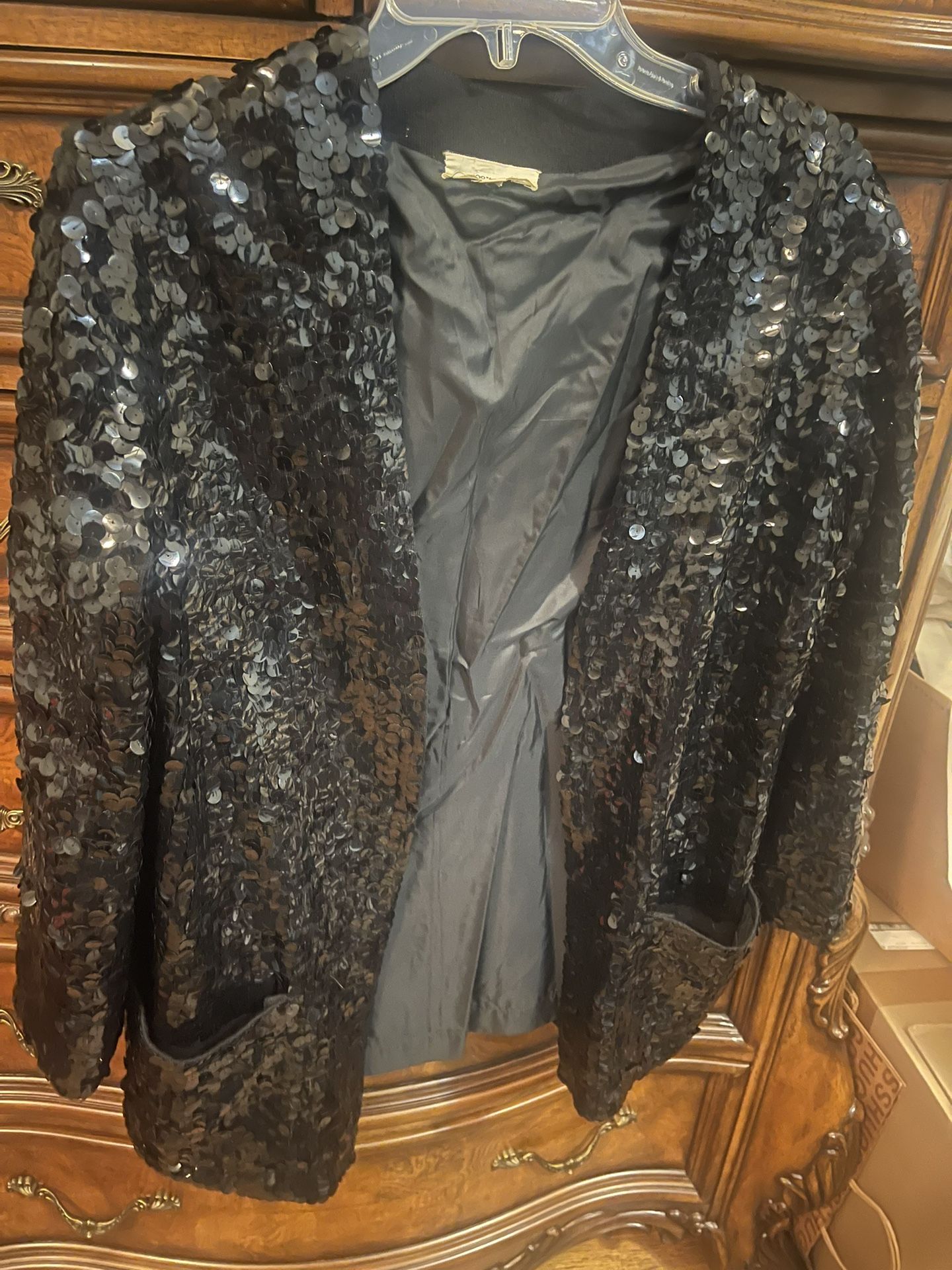 Formal Party Sequin Wool Jacket M or L