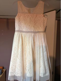 Blush pink dress size 16