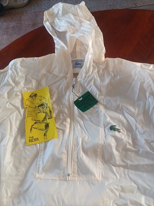 Lacoste Izod Packable Rain Jacket - Vintage
