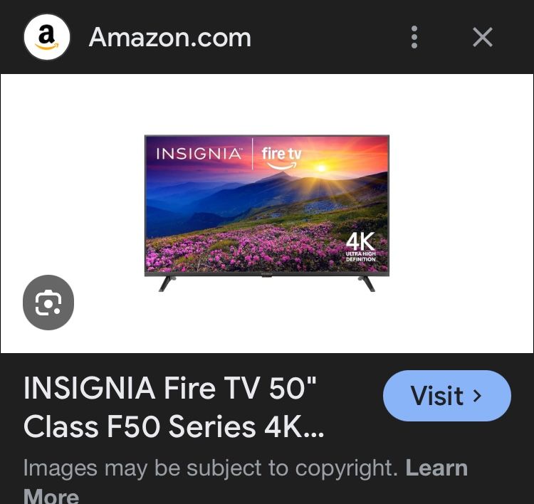 50" Insigna Fire Tv 
