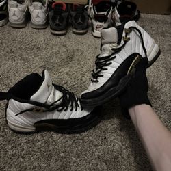Air Jordan 12 Used Size 7y No Box 