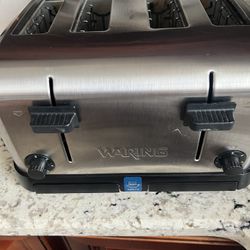 Waring Commercial 16" 4 Slot Stainless Steel Commercial Toaster