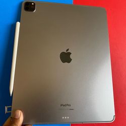 Apple IPad Pro 12.9” 6th Generation (2022 Model / M2 chip ) 128GB WiFi + cellular (5G Unlocked) with keyboard, pen & Accessories 
