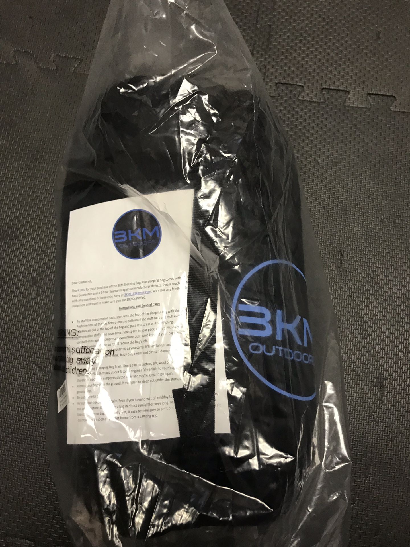 Brand new sleeping bag BKM Outdoors