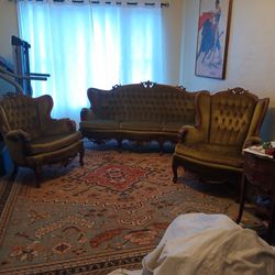 Antique Couch And Two Chairs