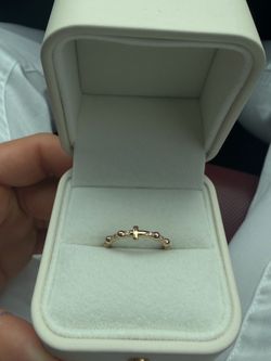 ✨ Anillo Mater Rosae Original – Oro Amarillo + Diamantes – Excelente Estado