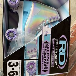 RD Roller Derby Roller Skates Adjustable Sizes 3-6 